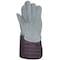 Magid Leather Palm Gloves, Wing Thumb, Gray, L, 12 PK TG725IE - alternate 3